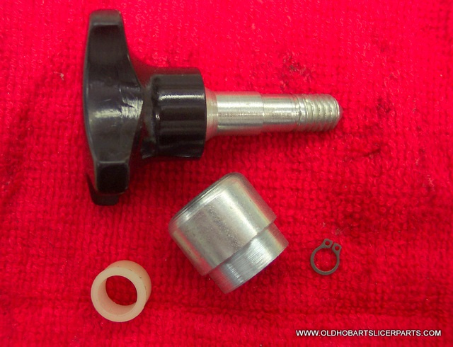 GLOBE CHUTE ARM KNOB ASSY COMPLETE WITH BUSHING